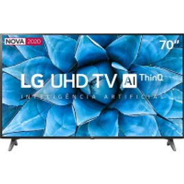 Imagem da oferta Smart TV 70'' LG 4K Ultra HD WiFi Bluetooth HDR Inteligência Artificial 4 HDMI 2 USB 70UN7310PSC