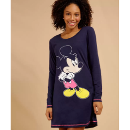 Imagem da oferta Camisola Feminina Mickey Manga Longa Disney