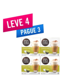 Imagem da oferta Combo de Cappuccino - Leve 4 Pague 3  - Nescafé Dolce Gusto