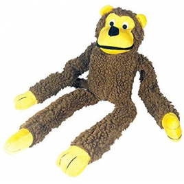 Imagem da oferta Brinquedo Macaco Marrom Chalesco para Cães