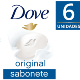 Imagem da oferta Kit Sabonete Dove Original em Barra - 6 unidades