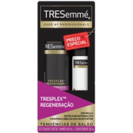 Imagem da oferta Kit Tresemmé Tresplex  Regeneração Shampoo 400ml + Condicionador 200ml