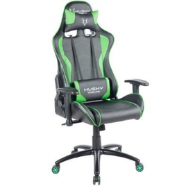 Cadeira Gamer Husky Storm Black Green - HST-BG