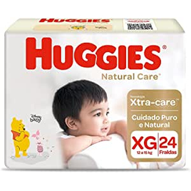 Fralda Huggies Natural Care XG - 24 Unidades