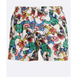 Cueca Masculina Samba Canção Estampa Vingadores Marvel