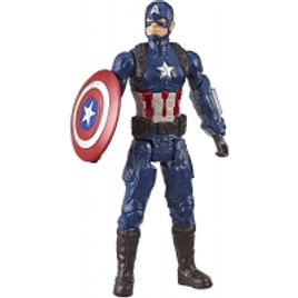 Imagem da oferta Boneco Titan Hero 2.0 Capitão América Avengers Azul/vermelho