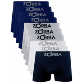 Imagem da oferta Kit 10 Cuecas Box Boxer Zorba Adulto 0002