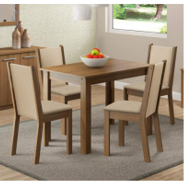 Imagem da oferta Sala de Jantar Cíntia Mesa com 4 Cadeiras