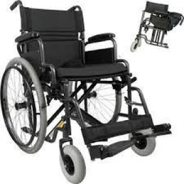 Imagem da oferta Cadeira de Rodas Aço Dobrável até 120 KG D400 Dellamed