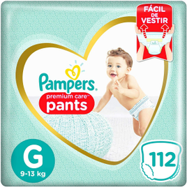 Imagem da oferta Fralda Pampers Pants Premium Care G 112 Unidades