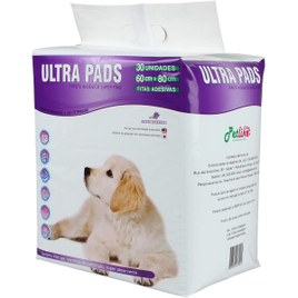 Tapete Higiênico para Cães Ultra Pads Aroma de Lavanda 80cmx60cm - 30 unidades