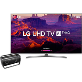 Imagem da oferta Smart TV LED 55'' Ultra HD 4K LG 55UK6530 + LG Bluetooth Speaker PK5 20w Rms 2