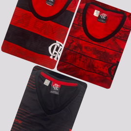 Imagem da oferta Kit de 3 Camisas Flamengo Shout