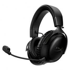 Imagem da oferta Headset Gamer Sem Fio HyperX Cloud III Drive 53mm Wireless Multi Plataforma Preto - 77Z45AA