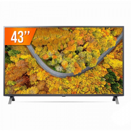 Smart TV LED 43'' Ultra HD 4K LG ThinQ Ai 2 HDMI 1 USB Wi-Fi Bluetooth - 43UP751C0SF.BWZ
