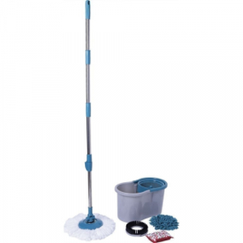 Mop Fit Giratório com Esponja Multiuso- Fun Clean by Flashlimp