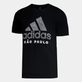 Imagem da oferta Camiseta Adidas Cidade São Paulo Masculina - Preto