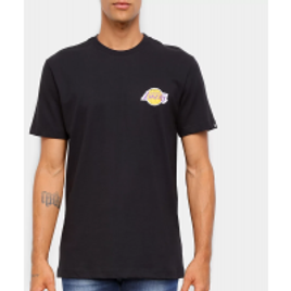 Imagem da oferta Camiseta Black Pack NBA Los Angeles Lakers New Era Logo Loslak Masculina - Preto