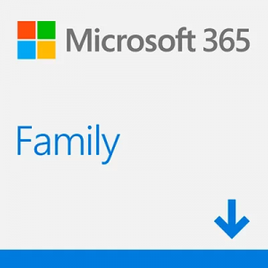 Imagem da oferta Microsoft 365 Family: 1 licença para até 6 usuários (PC, Mac, Android e IOS) + 1 TB de HD Virtual para cada Usuário Assinatura Anual