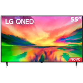 Imagem da oferta Smart TV 55" 4K LG Quantum Dot NanoCell 120Hz FreeSync ThinQ AI Alexa Google 4 HDMIs - 55QNED80SRA