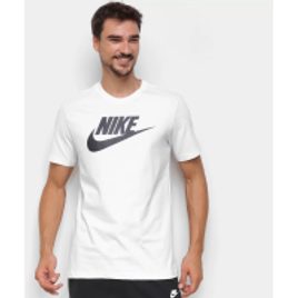 Imagem da oferta Camiseta Nike Sportwear Icon Futura Masculina - Branco+Chumbo