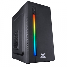 Imagem da oferta Gabinete Gamer Mid Tower Vinik Vx Gaming Australis ATX Frontal Com Fita Led RGB Preto