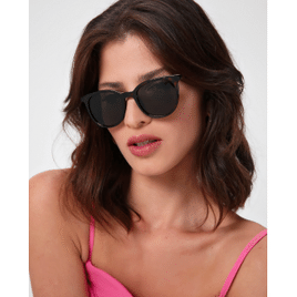 Imagem da oferta Óculos de Sol Feminino Redondo Marrom