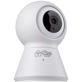 Imagem da oferta Câmera Inteligente 360º Wi-Fi I2go Home - Compatível com Alexa Branco