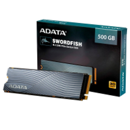 SSD Adata Swordfish 500GB M.2 PCIe Leituras: 1800MB/s e Gravações: 1200MB/s - ASWORDFISH-500G-C