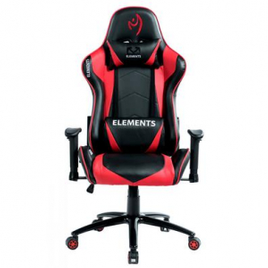 Imagem da oferta Cadeira Gamer Elements Veda Ignis Alto Padrão Vermelha e Preta