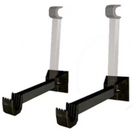 Suporte de Parede para Bicicleta até 20Kg com 2 Hastes Retráteis em Q195 e ABS Atrio - BI100