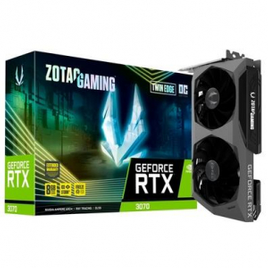 Imagem da oferta Placa de Vídeo Zotac NVIDIA GeForce RTX 3070 Twin Edge OC 8GB, GDDR6 - ZT-A30700H-10P