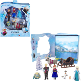Imagem da oferta Boneca Disney Frozen Set de Histórias 6 Figuras