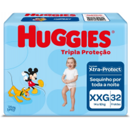 Fralda Huggies Tripla Proteção XXG - 32 Fraldas