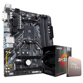 Imagem da oferta Kit Processador AMD Ryzen 5 5600G 3.9GHz (4.4GHz Max Turbo) 100-100000252BOX + Placa-Mãe Gigabyte B450M DS3H V2