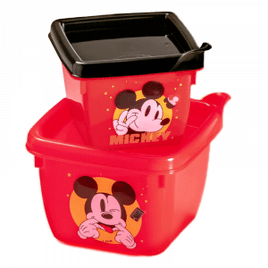 Imagem da oferta Kit Com 2 Potes Mickey Multicolor