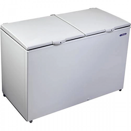 Imagem da oferta Freezer Horizontal 2 Tampas 419L Dupla Ação Branco Metalfrio - DA420