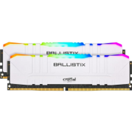 Imagem da oferta Memória RAM Crucial Ballistix Sport LT RGB 16GB (2X8) 3600MHz DDR4 CL16 Branca - BL2K8G36C16U4WL