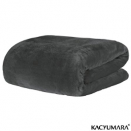 Imagem da oferta Cobertor King Size em Poliéster Blanket 300 Grafite - Kacyumara