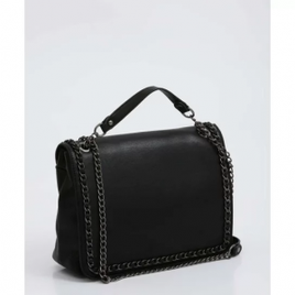Bolsa Feminina Transversal Corrente Marisa - Preto