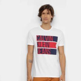 Imagem da oferta Camiseta Calvin Klein Jeans Manga Curta Masculina