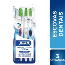 Imagem da oferta Escova Dental Oral-B Ultrafino Detox 3 Unidades