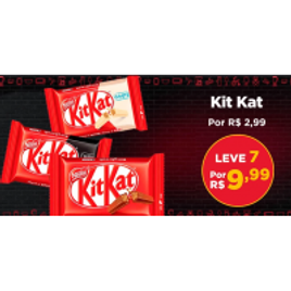 7 Unidades de Chocolate Kit Kat ao Leite Nestlé 41,5g