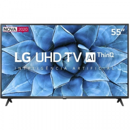 Imagem da oferta Smart TV LED 55" Ultra HD 4K LG 55UK6360PSF com IPS ThinQ AI WI-FI Processador Quad Core HDR