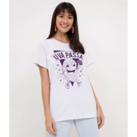 Imagem da oferta T Shirt com Estampa Uva Passa - Feminino