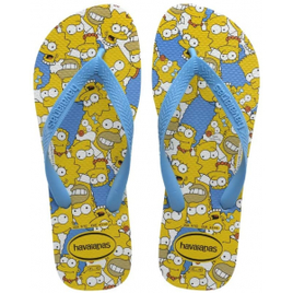 Chinelo Simpsons - Havaianas - Meninos - Amarelo Ouro - 25/26