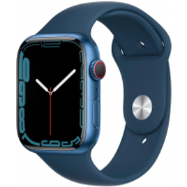 Apple Watch Series 7 GPS + Cellular 41mm Caixa Azul de Alumínio com Pulseira Esportiva