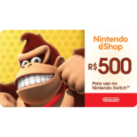 Imagem da oferta Gift Card Digital Nintendo eShop R$500