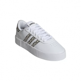 Tênis Adidas Court Bold Farm Feminino - Branco+Preto