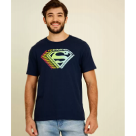 Imagem da oferta Camiseta Masculina Super Homem Manga Curta Liga da Justiça